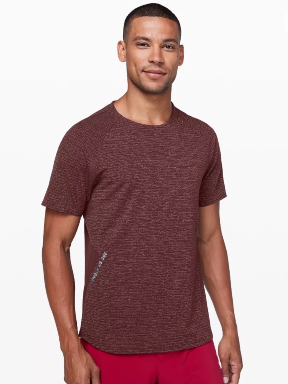 Lululemon | Mens Maroon Stronger as One Short Sleeve - XL - Picture 5 of 5